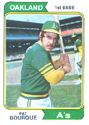 1974 Topps Baseball Cards      141     Pat Bourque